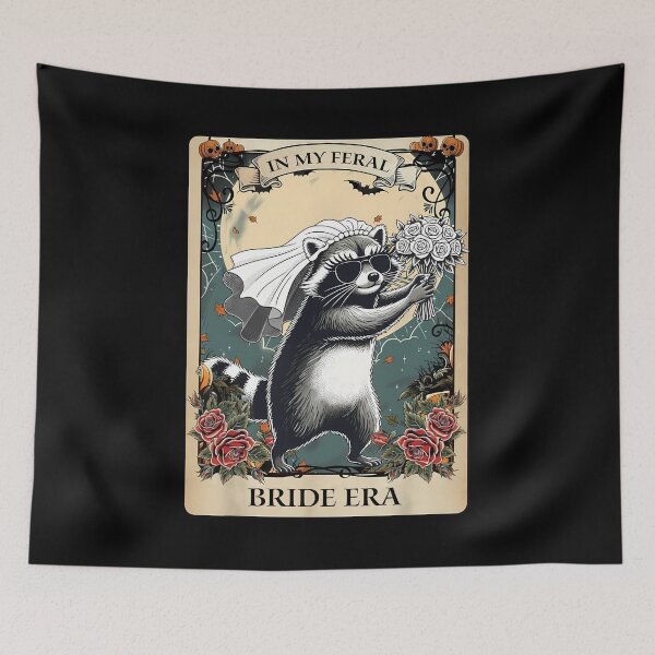 Item preview, Feral Bride Era Raccoon Funny T-Shirt designed and sold by LashondaGreen89.