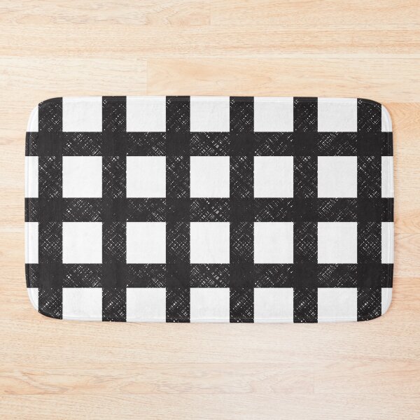 Item preview, White & Black Buffalo Plaid designed and sold by PSCSCo.