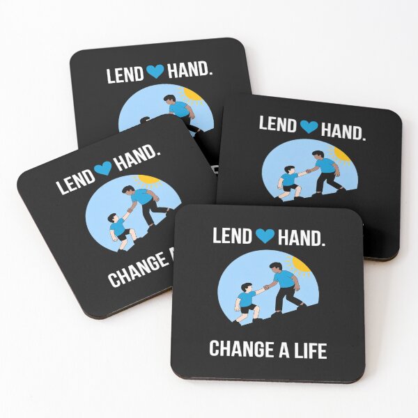 Item preview, Volunteer Squad Lend a Hand Change a Life Graphic designed and sold by Sandrhaus.