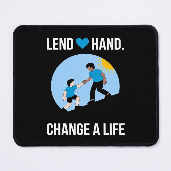 Item preview, Volunteer Squad Lend a Hand Change a Life Graphic designed and sold by Sandrhaus.
