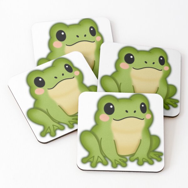 Item preview, Puffy Kawaii Green Frog designed and sold by LollidotDesigns.