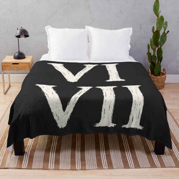 Item preview, Funny 67 Meme Brush Roman Numerals VI VII Art designed and sold by JerdbordinShop.