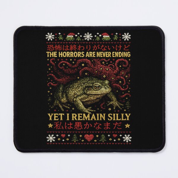 Item preview, The Horrors Vintage Japanese Frog Ugly Christmas Sweater, Funny Toad Meme Holiday Sweatshirt, Humorous Xmas Jumper Gift designed and sold by CARBONARA LLC..