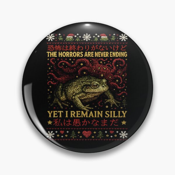 Item preview, The Horrors Vintage Japanese Frog Ugly Christmas Sweater, Funny Toad Meme Holiday Sweatshirt, Humorous Xmas Jumper Gift designed and sold by CARBONARA LLC..