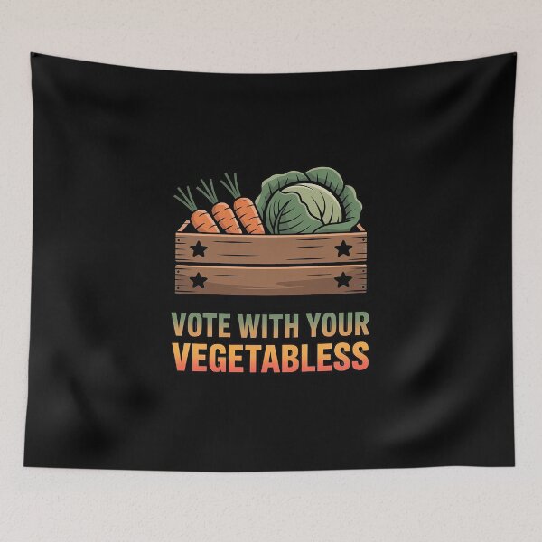 Item preview, Vote with Your Vegetables Local Food Gardener designed and sold by Sandrhaus.