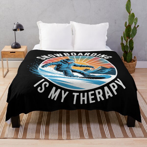 Item preview, Snowboarding Is My Therapy Winter Sports designed and sold by AsteriskDatBArt.