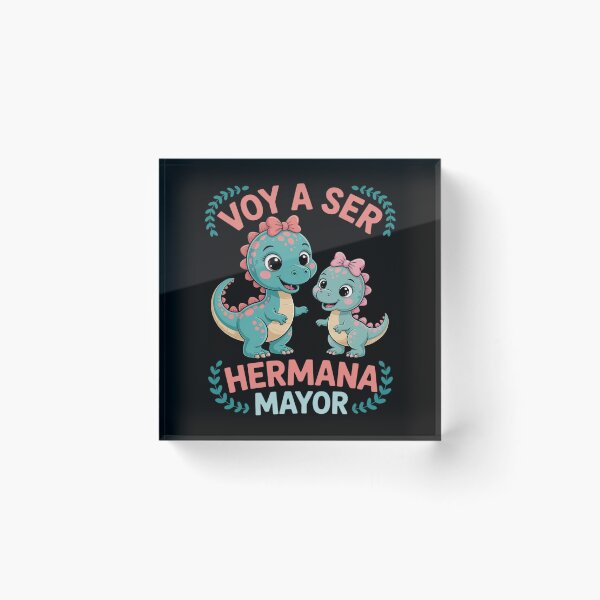 Item preview, Voy A Ser Hermana Mayor Dinosaurio para Ninas designed and sold by Sandrhaus.