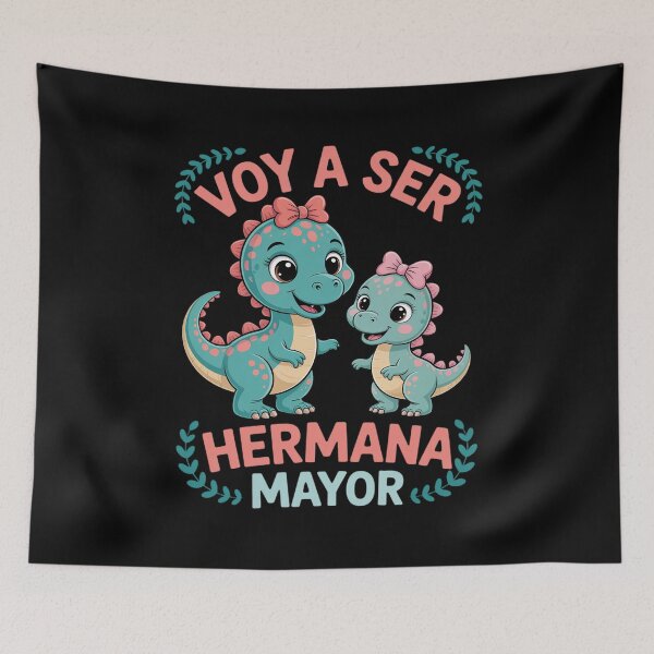 Item preview, Voy A Ser Hermana Mayor Dinosaurio para Ninas designed and sold by Sandrhaus.