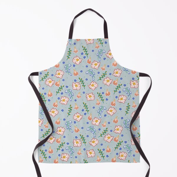 Item preview, Playful Flowers on Blue designed and sold by Jane Max Design.