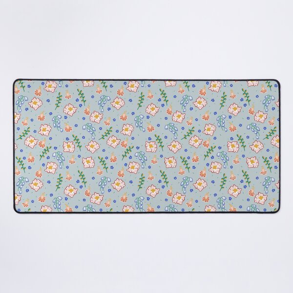 Item preview, Playful Flowers on Blue designed and sold by Jane Max Design.