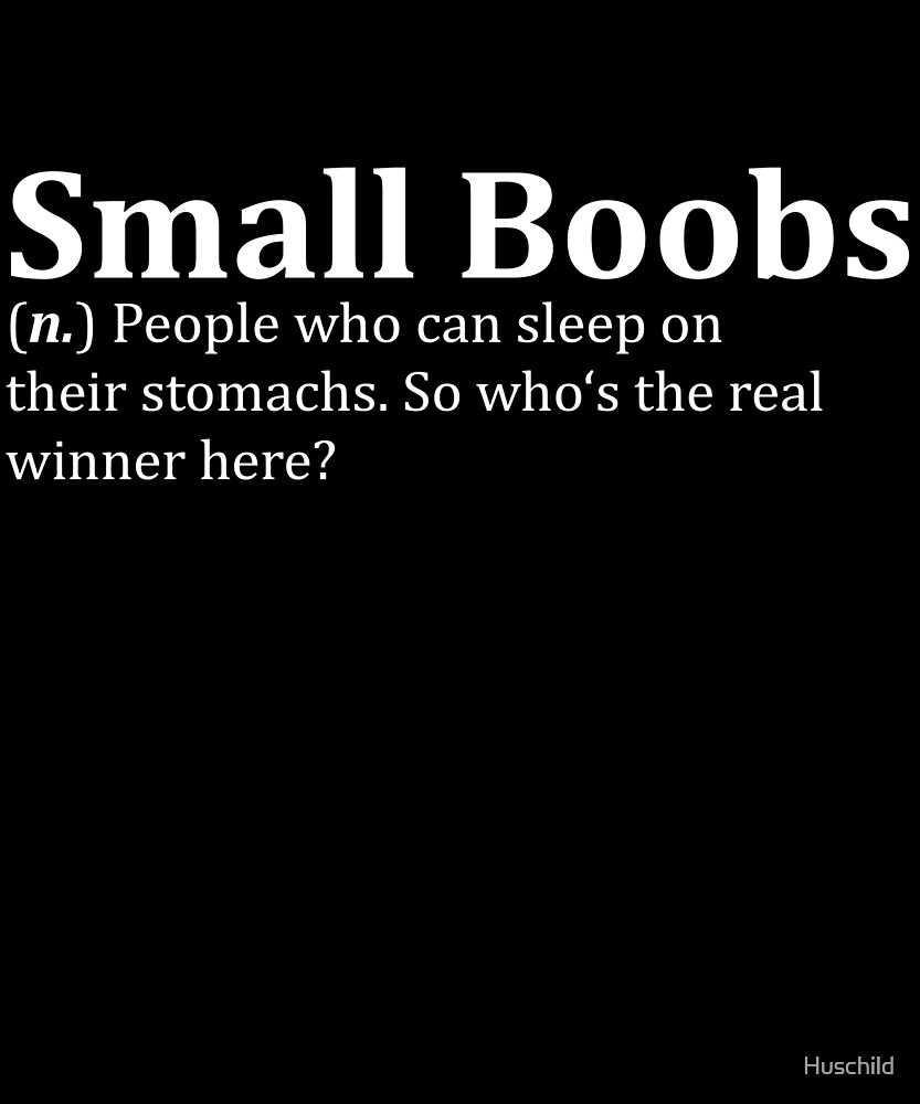 Funny Small Boobs Dictionary Meme By Huschild Redbubble