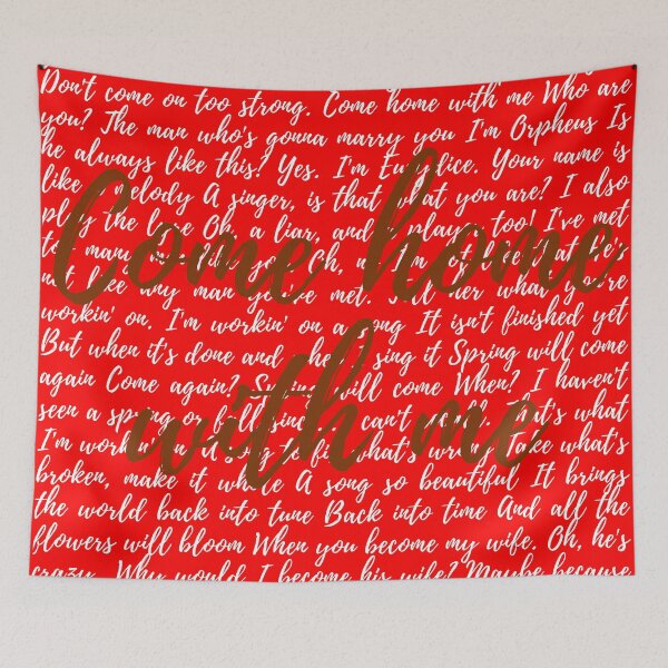 Item preview, Hadestown Lyrics designed and sold by broadwaygirl142.