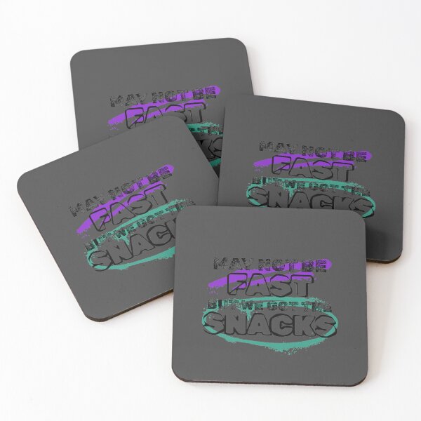 Item preview, Throwers may not be fast but we got snacks purple  designed and sold by system51.