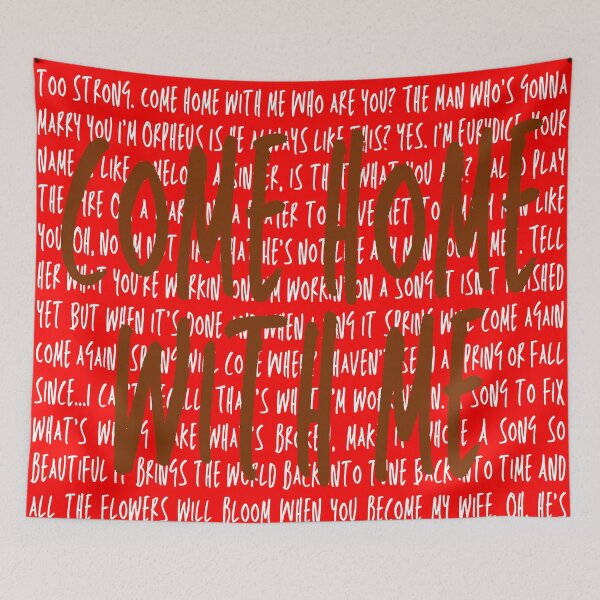 Item preview, Hadestown Lyrics designed and sold by broadwaygirl142.