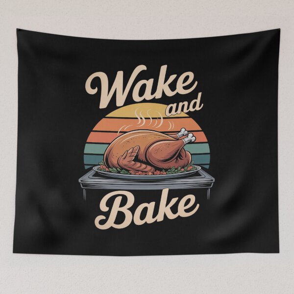 Item preview, Wake Bake Thanksgiving Turkey Feast Meal Dinner Chef designed and sold by Sandrhaus.