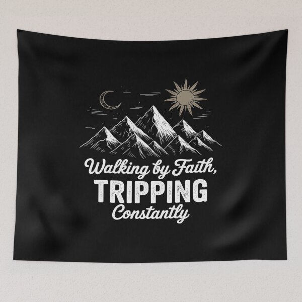 Item preview, Walking By Faith Tripping designed and sold by Sandrhaus.