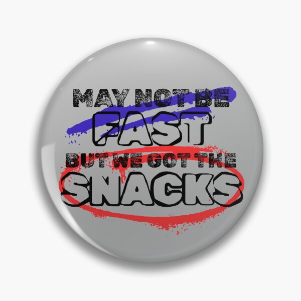 Item preview, Throwers may not be fast but we got snacks red blue designed and sold by system51.