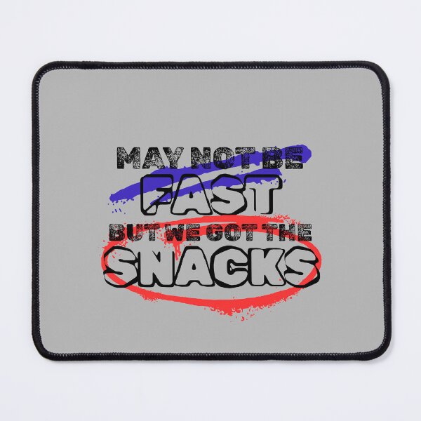 Item preview, Throwers may not be fast but we got snacks red blue designed and sold by system51.