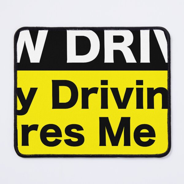 Item preview, New Driver My Driving Scares Me too funny bumper sticker designed and sold by estudio3e.