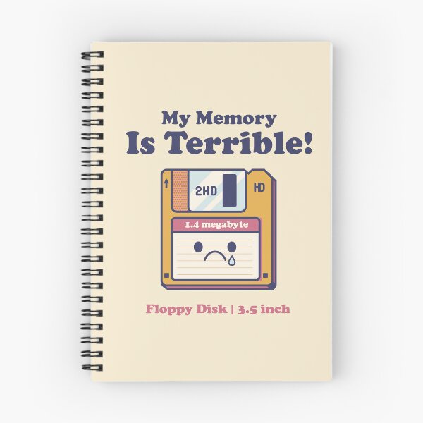 Item preview, My Memory Is Terrible Sad Floppy Disk | Retro Computer Humor designed and sold by Furtivo Vzla.
