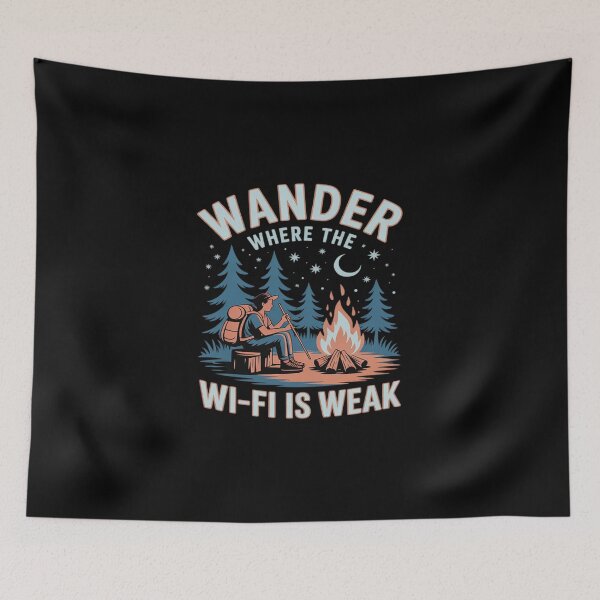 Item preview, Wander Where the Wi-Fi is Weak Cottagecore Forest designed and sold by Sandrhaus.