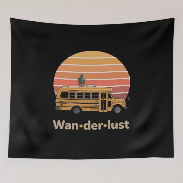 Item preview, Wanderlust Camping Campgrounds Glamping Motorhome designed and sold by Sandrhaus.