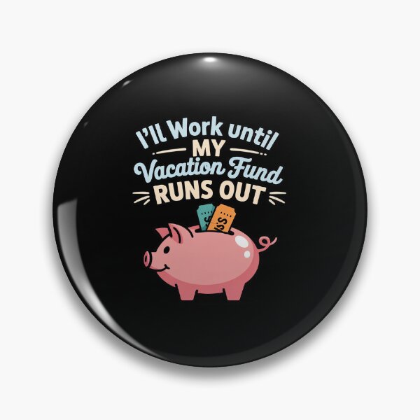 Item preview, Wanderlust Vacation Fund Piggy Bank Quote designed and sold by Sandrhaus.