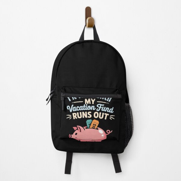 Item preview, Wanderlust Vacation Fund Piggy Bank Quote designed and sold by Sandrhaus.