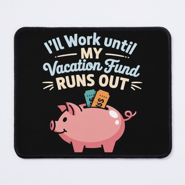Item preview, Wanderlust Vacation Fund Piggy Bank Quote designed and sold by Sandrhaus.