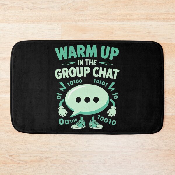 Item preview, Warm Up in The Group Chat Fitness designed and sold by Sandrhaus.