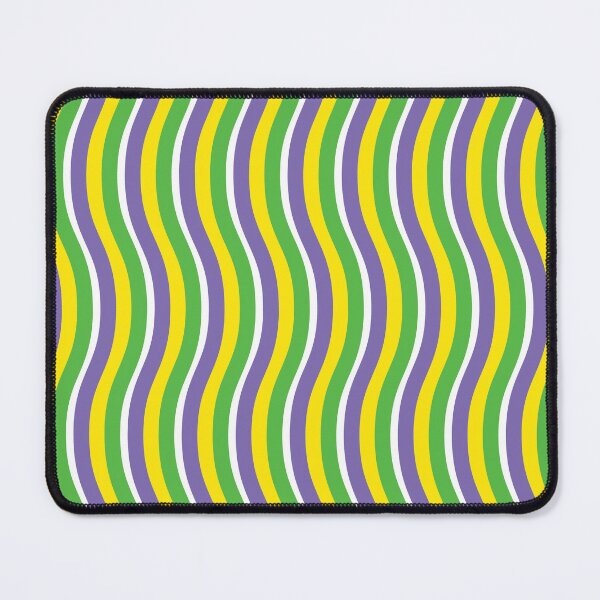Item preview, Purple Gold Green Waves designed and sold by PSCSCo.