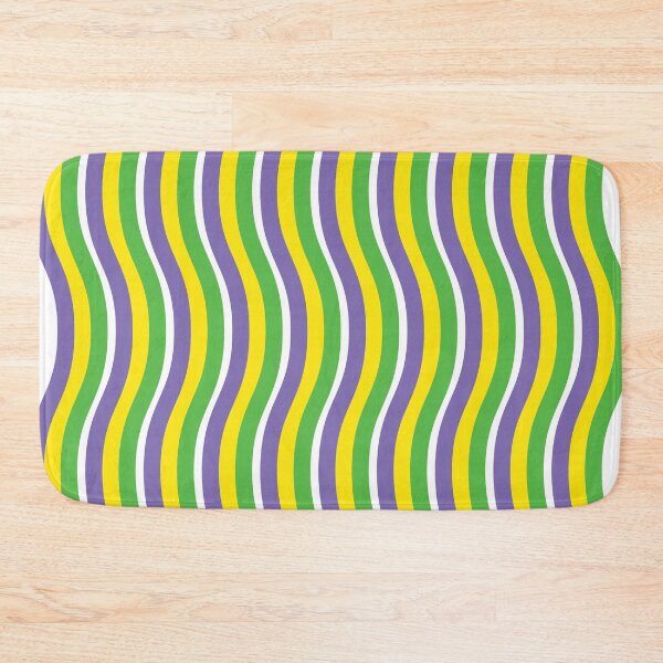 Item preview, Purple Gold Green Waves designed and sold by PSCSCo.