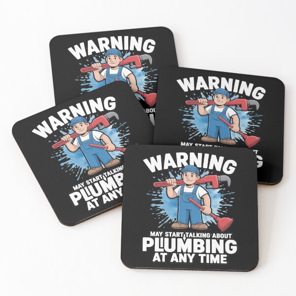 Item preview, Warning May Start Talking About Plumbing at Any time designed and sold by Sandrhaus.