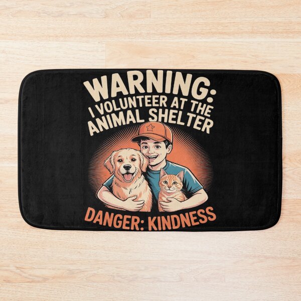 Item preview, Warning I Volunteer at Animal Rescue Shelter designed and sold by Sandrhaus.