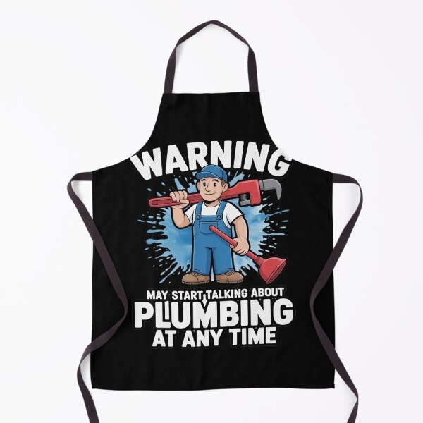 Item preview, Warning May Start Talking About Plumbing at Any time designed and sold by Sandrhaus.