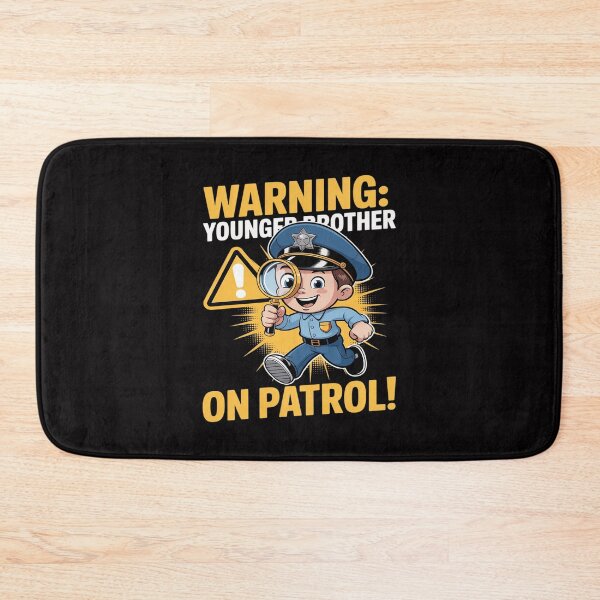 Item preview, Warning Younger Brother on Patrol Sibling designed and sold by ryukaizox1.