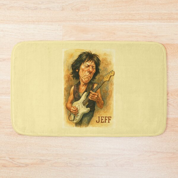 Item preview, Jeff Beck designed and sold by Sarcastic designs.