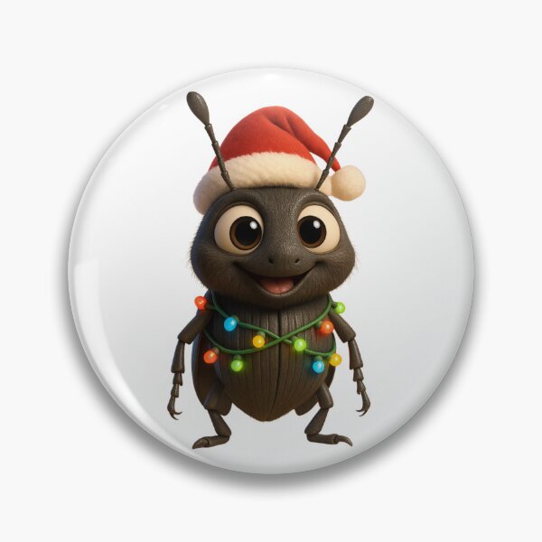 Item preview, Christmas Click Beetle designed and sold by Sillytoe.