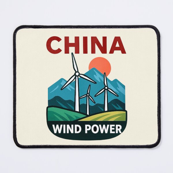 Item preview, China Wind Power - Renewable Energy designed and sold by Myra365Art.