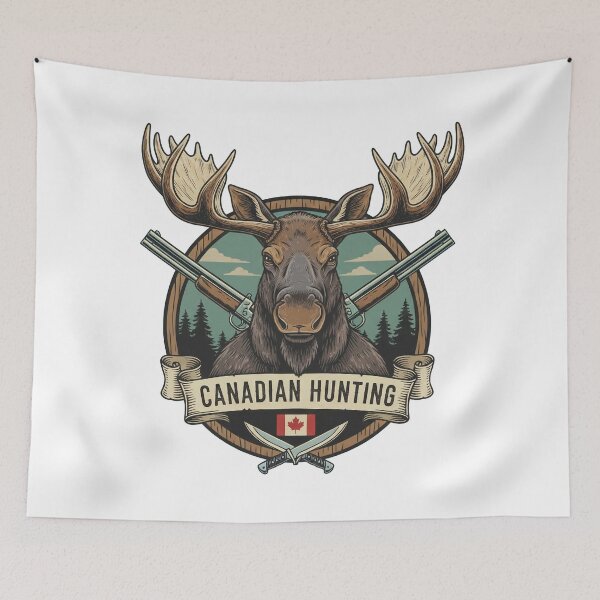 Item preview, Canadian Hunting - Moose Head designed and sold by SasquatchTrail.