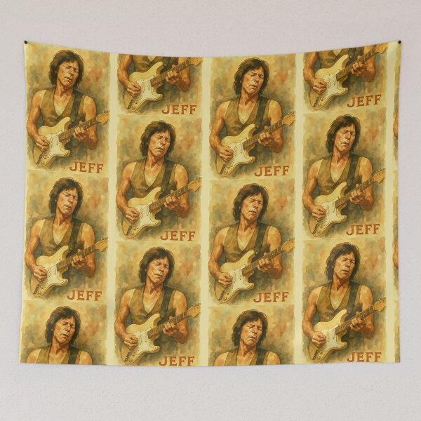 Item preview, Jeff Beck designed and sold by Sarcastic designs.