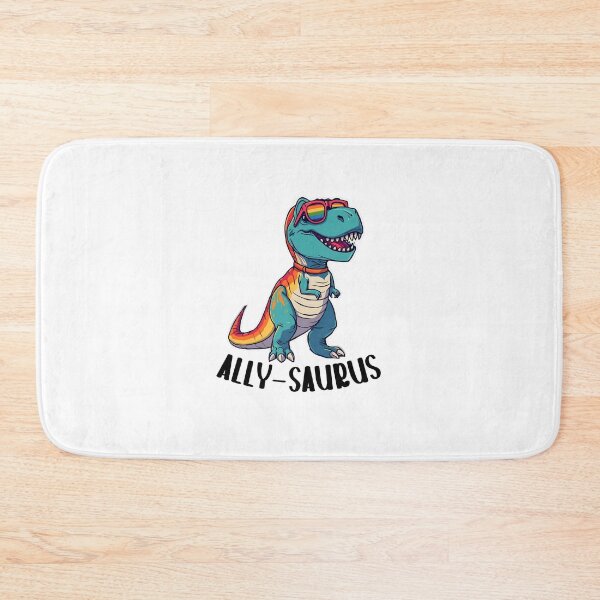 Item preview, Ally-Saurus | LGBTQ+ Support/Safe Space designed and sold by LavenderLibraryPress.
