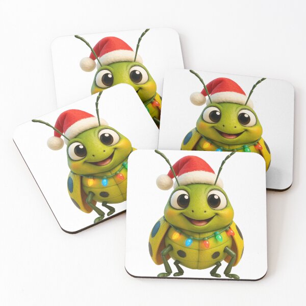 Item preview, Christmas Cucumber Beetle designed and sold by Sillytoe.