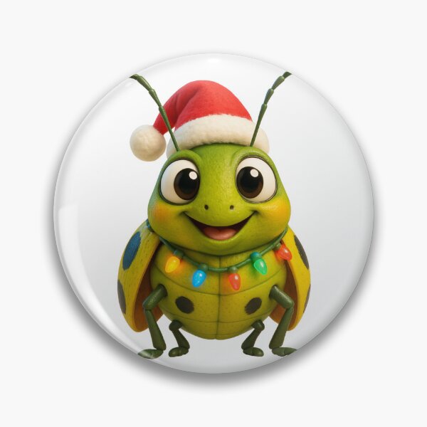 Item preview, Christmas Cucumber Beetle designed and sold by Sillytoe.