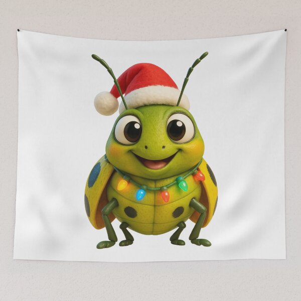 Item preview, Christmas Cucumber Beetle designed and sold by Sillytoe.