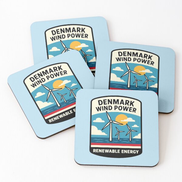 Item preview, Denmark Wind Power - Renewable Energy designed and sold by Myra365Art.