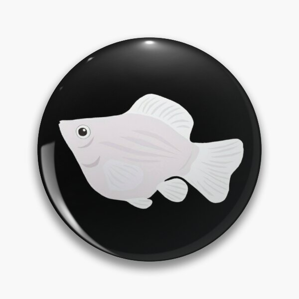 Item preview, White Balloon Molly - Fish - Pet Fish Lover Gift designed and sold by patternjp.