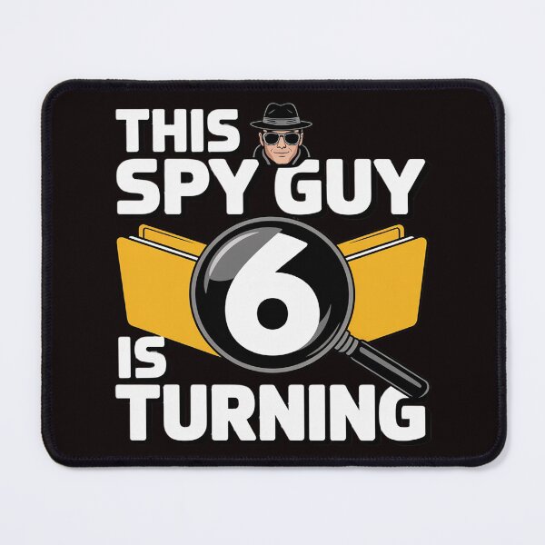 Item preview, Spy Theme Birthday Party This Spy Guy is Turning 6 Years Old designed and sold by RopboxRone.