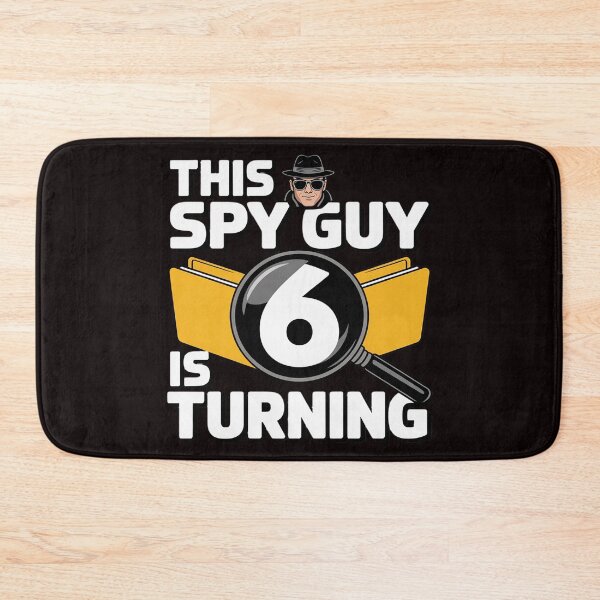Item preview, Spy Theme Birthday Party This Spy Guy is Turning 6 Years Old designed and sold by RopboxRone.