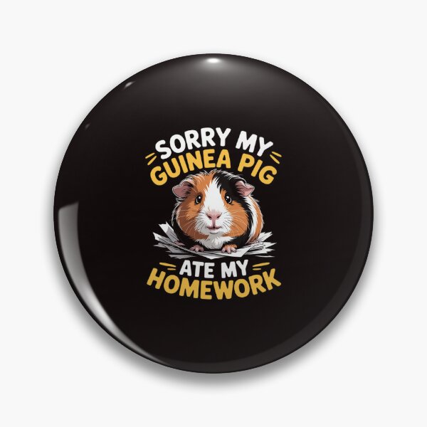 Artikelvorschau, Tut mir leid, mein Meerschweinchen hat meine Hausaufgaben gefressen. Haustier-Nagetier Hamster entworfen und verkauft von RopboxRone.